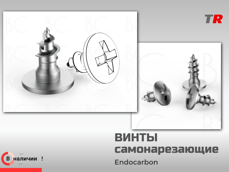 Самонарезающие винты для костной пластики: надёжная фиксация в сложных клинических условиях EndoCarbon  в наличии - TitanRetail