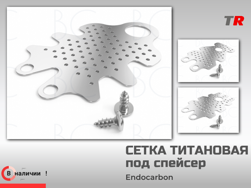 Сетка титановая, мембрана под спейсер перфорированная (Южная Корея) - TitanRetail