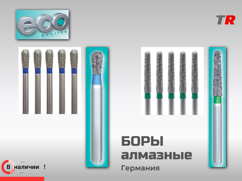 Боры алмазные Ecoline Drendel+Zweiling Германия - TitanRetail
